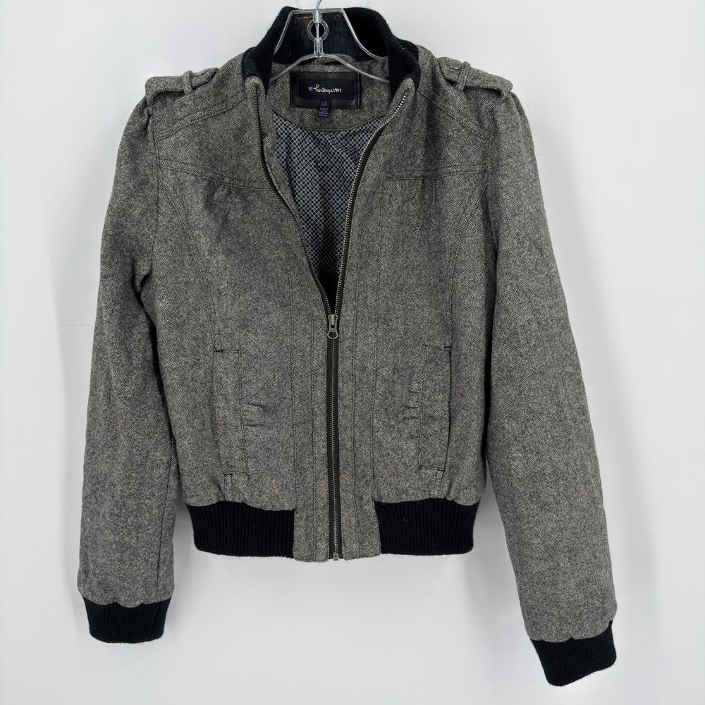 Heritage 1981 Women's Gray Zip-Front Jacket - Size L